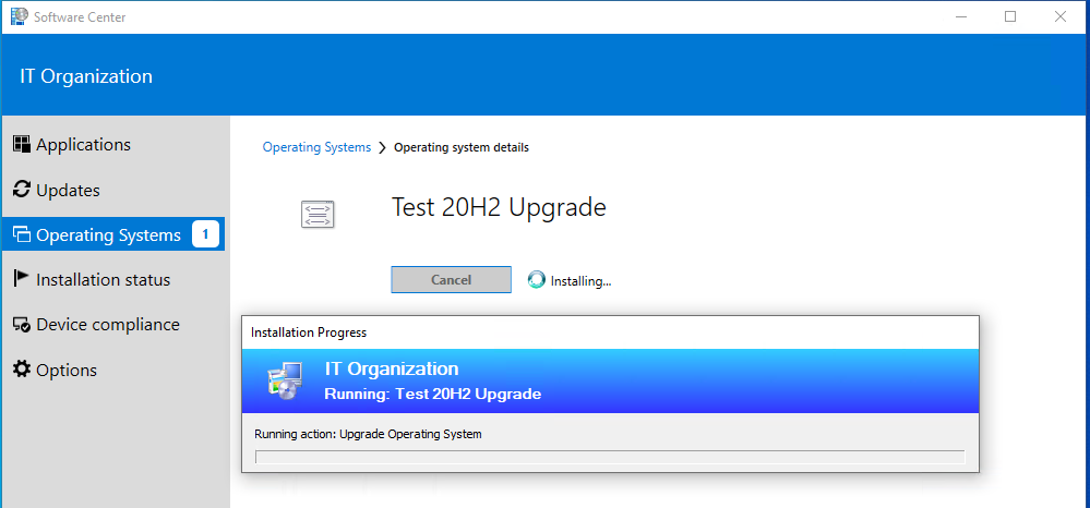 Windows Build Upgrade Software Centre How-to: Use the Software Update Point or Windows Update when deploying ...